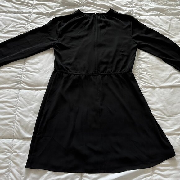BLACK LONG-SLEEVE MINI DRESS – SUNDAY BEST SIZE 8 - Picture 1 of 5